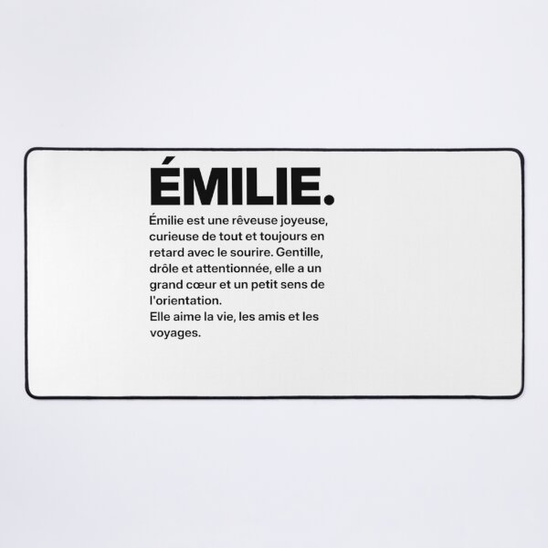 Item preview, T-shirt with the name Emilie and its humorous definition designed and sold by Jayteezy.