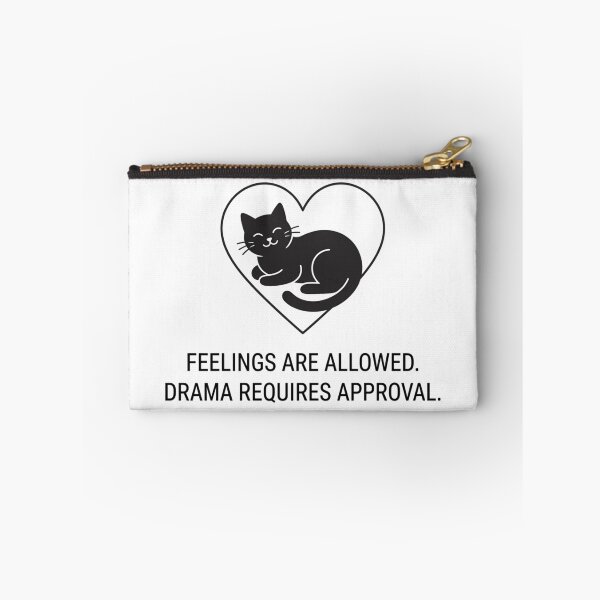 Item preview, Feelings Are Allowed - Cat Design designed and sold by RunningWhiskers.