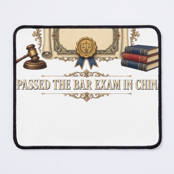 Item preview, I Passed The Bar Exam In China Funny Lawyer Meme designed and sold by HappyVibration.