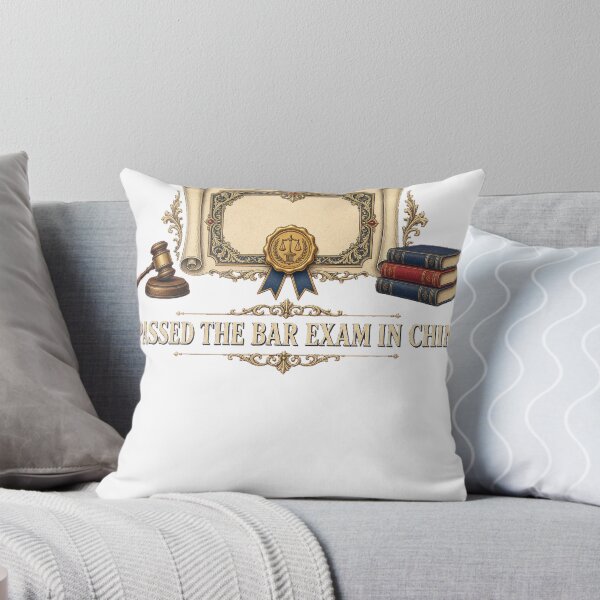 Item preview, I Passed The Bar Exam In China Funny Lawyer Meme designed and sold by HappyVibration.