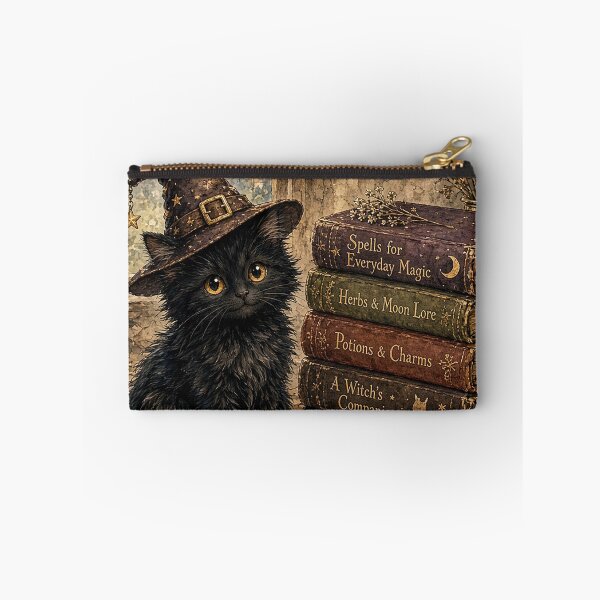 Item preview, Cute Cozy Black Cat Witch Magical Books Pumpkin designed and sold by MFMart.