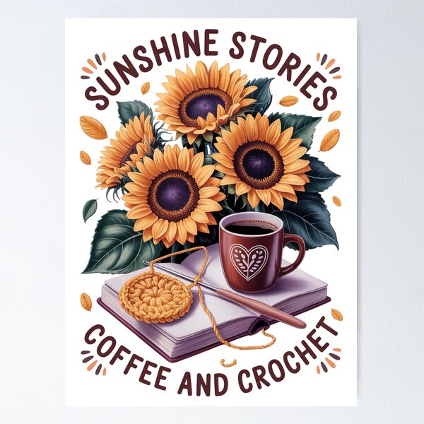 Item preview, COFFEE AND CROCHET designed and sold by jkrphoto.