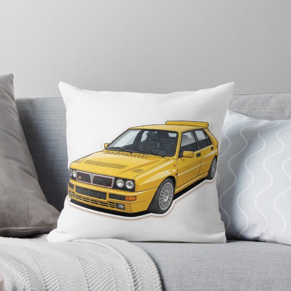 Item preview, 1993 Lancia Delta HF Integrale Evo II Giallo Ginestra Rally Sticker designed and sold by Fixnovaguide.