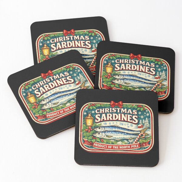 Item preview, Christmas Sardine Can Vintage Tin Label North Pole Retro Gift designed and sold by Artycom.