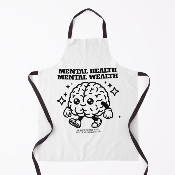 Item preview, SALUD MENTAL - Bienestar Mental (Negro) designed and sold by Discothreadz.