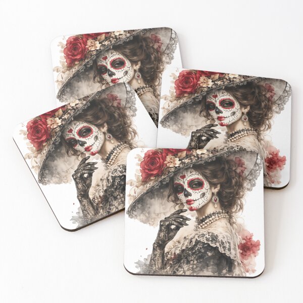 Item preview, Scarlet Whisper / La Catrina Collection designed and sold by ValentynaTyshenkoArt.