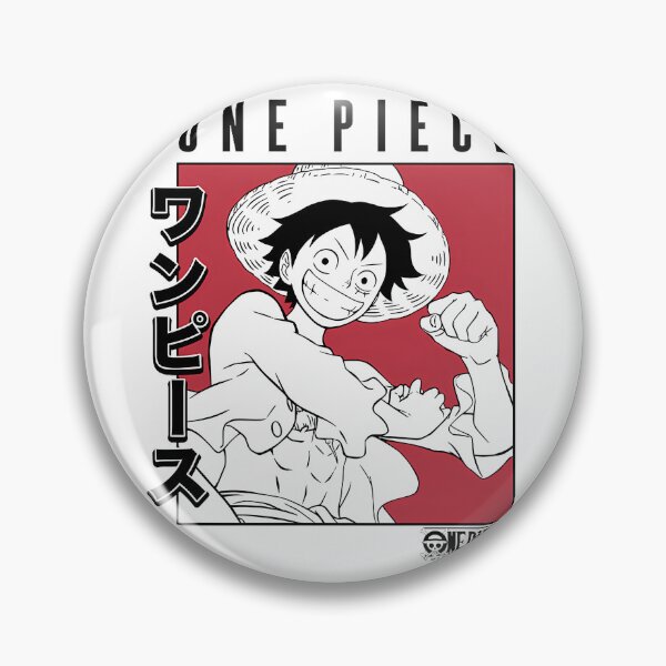 Item preview, Anime Colorblock Luffy Red With Kanji   designed and sold by MarloweVance.