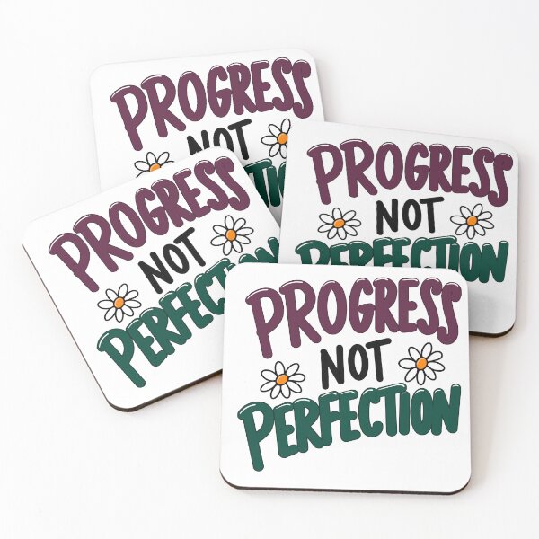 Item preview, Progress, not Perfection designed and sold by TineHunterArt.