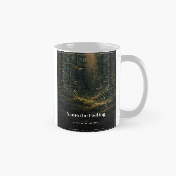 Item preview, "Name the Feeling" Psychology Light Forest Tee designed and sold by CalderVeritas.