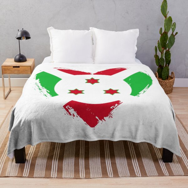 Item preview, Distressed Burundi Flag Heart BI designed and sold by shitpostee.