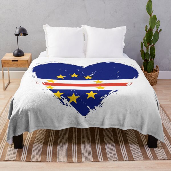 Item preview, Distressed Cabo Verde Flag Heart CV designed and sold by shitpostee.