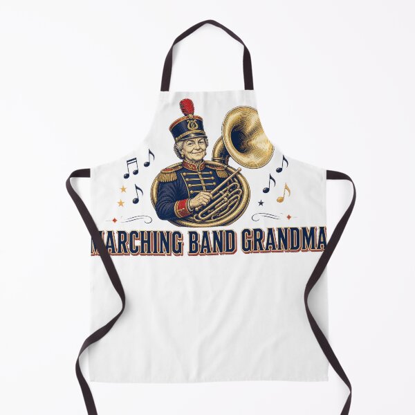Aperçu de l'œuvre Marching Band Grandma Proud Sousaphone Nana créée et vendue par HappyVibration.