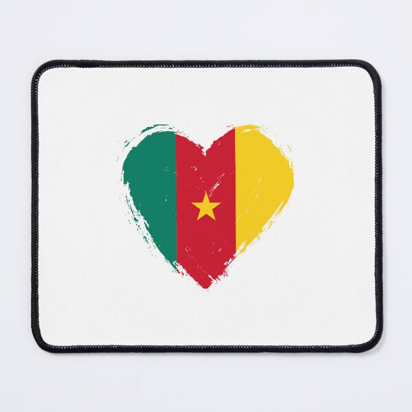 Item preview, Distressed Cameroon Flag Heart CM designed and sold by shitpostee.