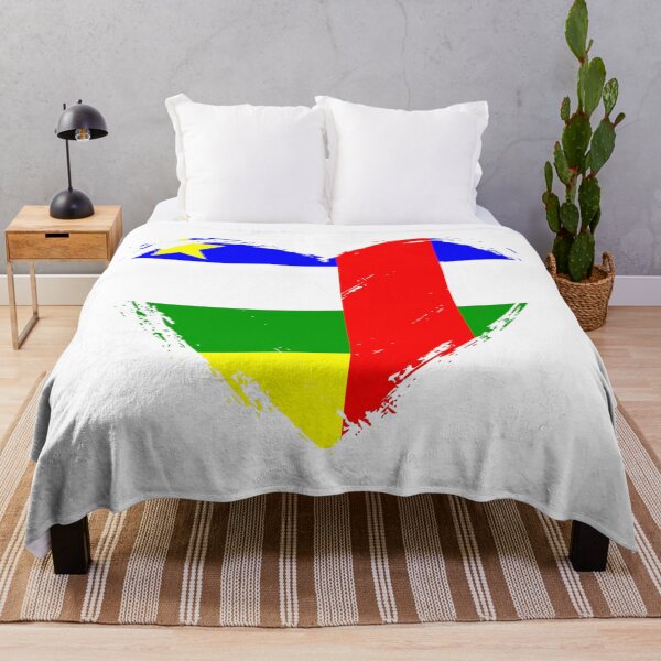 Item preview, Distressed Central African Republic Flag Heart CF designed and sold by shitpostee.