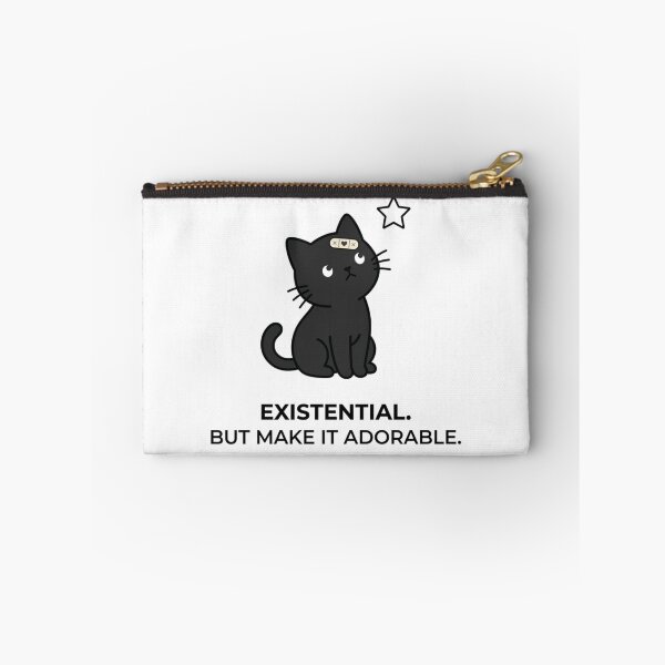 Item preview, Existential But Adorable - Cat Design designed and sold by RunningWhiskers.