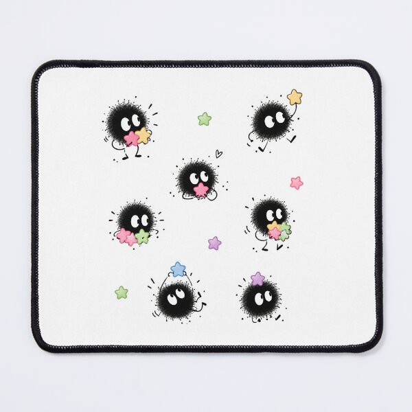 Item preview, Cute Black Soot Sprites with Pastel Stars designed and sold by LexaArtworks.