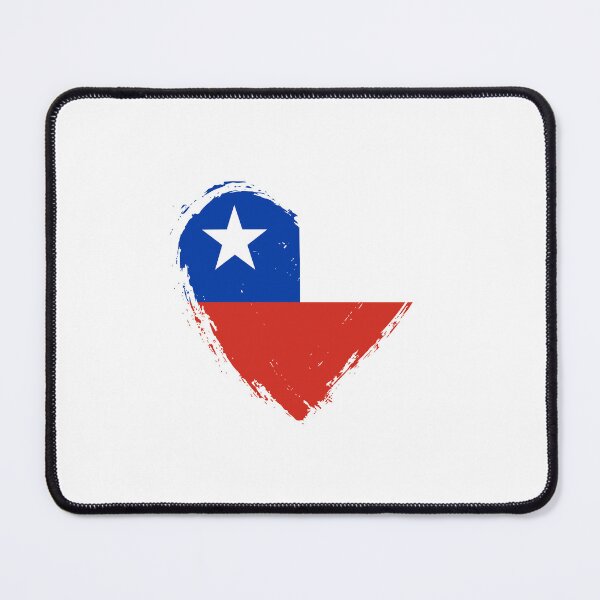 Item preview, Distressed Chile Flag Heart CL designed and sold by shitpostee.