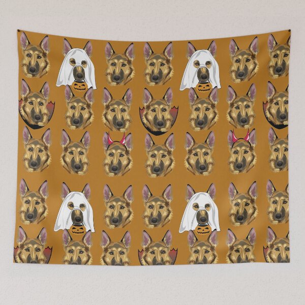 Item preview, Halloween German Shepherd designed and sold by CraicinDesigns.