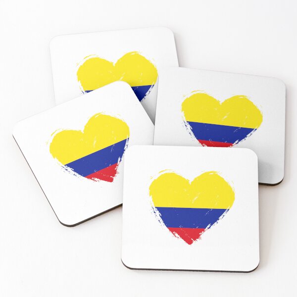Item preview, Distressed Colombia Flag Heart CO designed and sold by shitpostee.