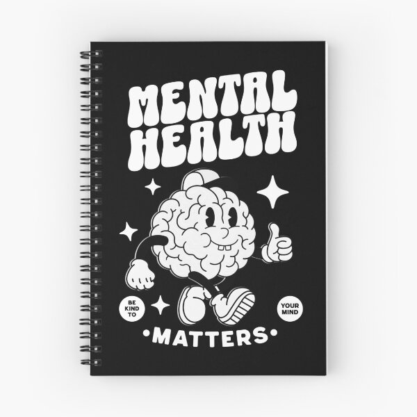Item preview, MENTAL HEALTH - Thumbs up brain (WHITE) designed and sold by Discothreadz.