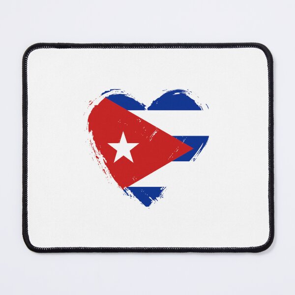 Item preview, Distressed Cuba Flag Heart CU designed and sold by shitpostee.
