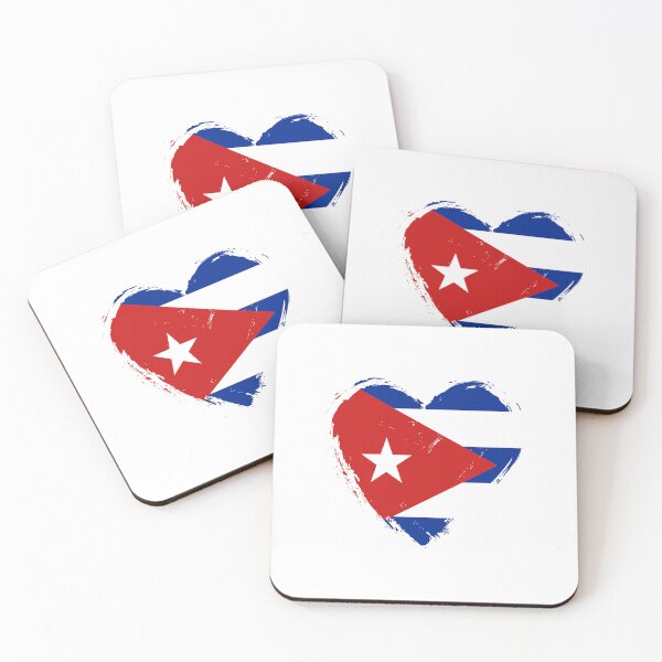 Item preview, Distressed Cuba Flag Heart CU designed and sold by shitpostee.