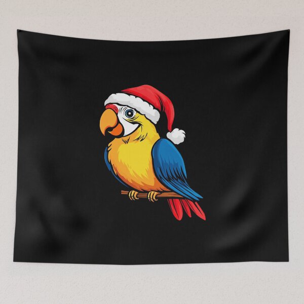 Item preview, Bird Christmas / Santa Claus Parrot designed and sold by Soulskier.