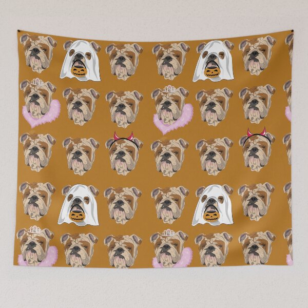 Item preview, Halloween British Bulldog designed and sold by CraicinDesigns.