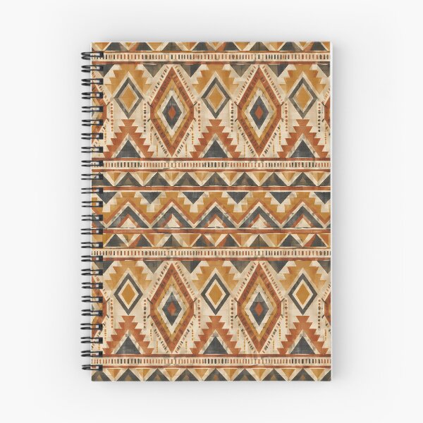 Item preview, Terracotta Diamond Stripe Boho Pattern designed and sold by Apex Designs.