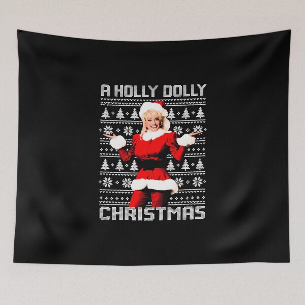 Item preview, A Holly Dolly Christmas Ugly Xmas Sweater designed and sold by LeopoldConsid.