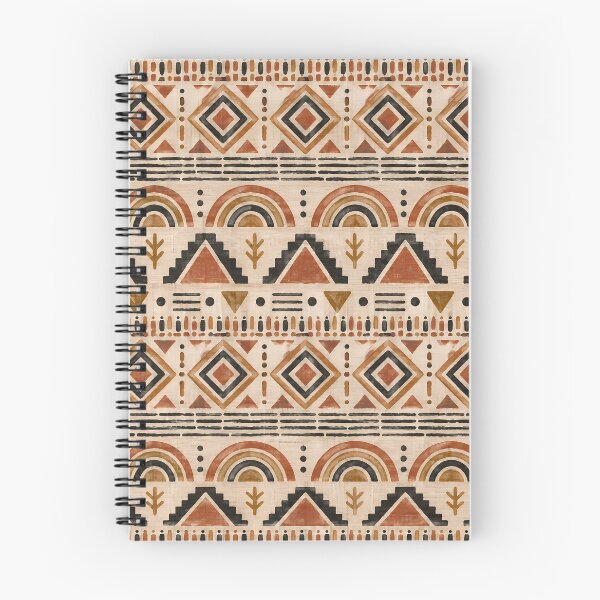 Item preview, Terracotta Rainbow Diamond Geometric Pattern designed and sold by Apex Designs.