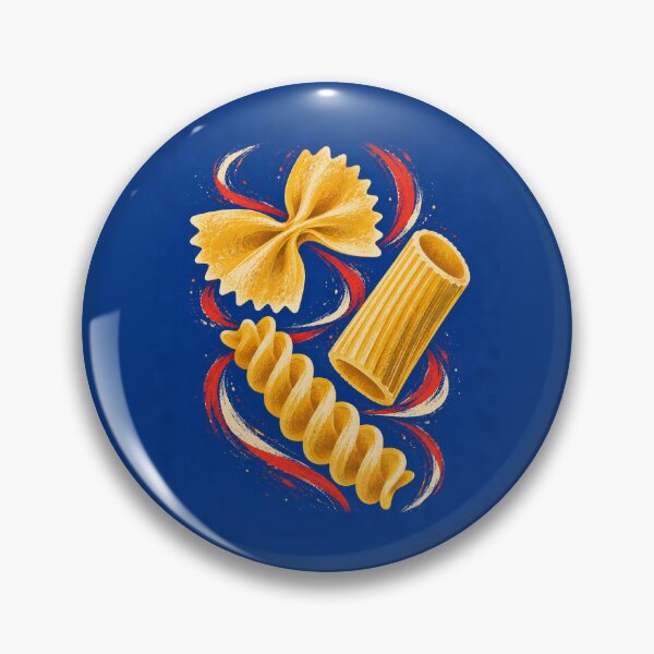 Item preview, Farfalle Rigatoni Fusilli – Colourful Italian Pasta Art designed and sold by astersgraphics.