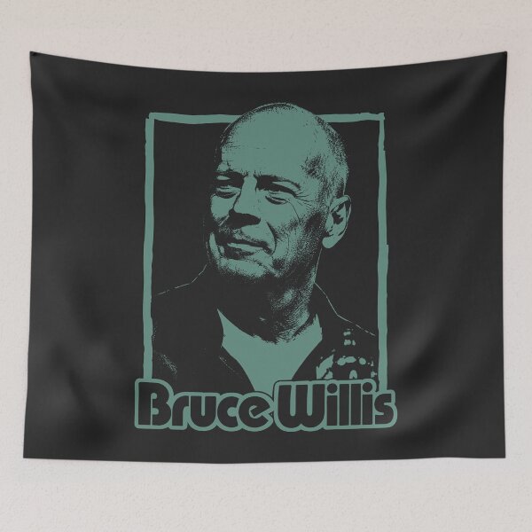 Aperçu de l'œuvre Bruce Willis créée et vendue par VerdePlantTees.