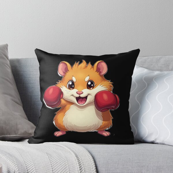 Item preview, Funny Boxer Hamster Fight Me Meme designed and sold by ValhallaHub.