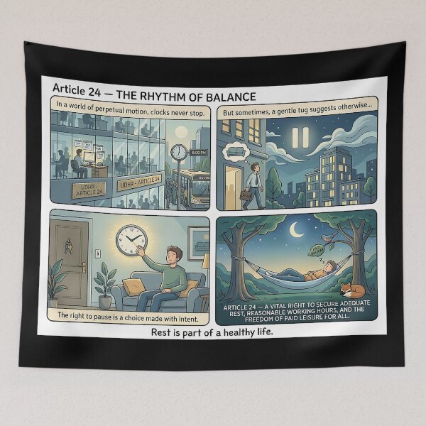 Item preview, The right to rest: A rhythm for life designed and sold by Mianku | Für das Leben.