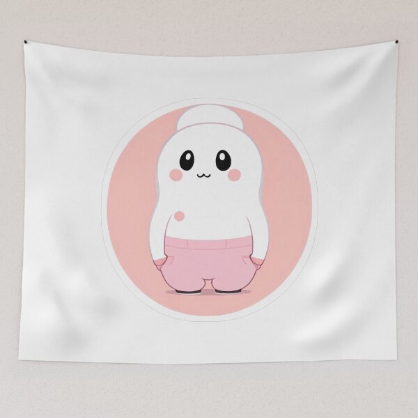 Item preview, Pastel Ghost Sipping Boba in Pink Sweatpants designed and sold by For-Cat.
