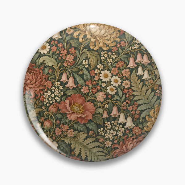 Item preview, Chrysanthemum and Wildflower Tapestry Style Pattern designed and sold by Apex Designs.