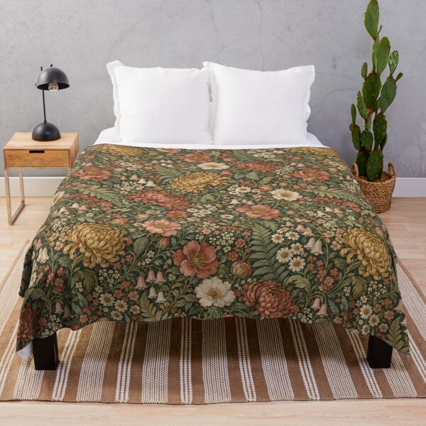 Item preview, Chrysanthemum and Wildflower Tapestry Style Pattern designed and sold by Apex Designs.