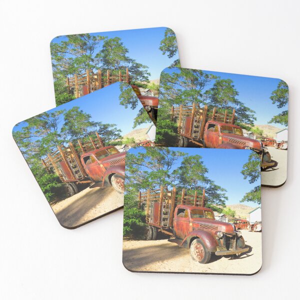 Item preview, Vintage American Flatbed Truck, Benton, California designed and sold by Pav Marek.