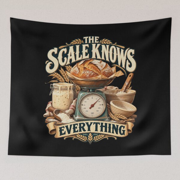 Item preview, Digital Kitchen Scale Grams Only Funny Sourdough Baker designed and sold by adiencarteras.