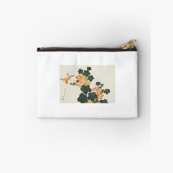 Item preview, Hokusai Hibiscus And Sparrow - Vintage Japanese Floral Art designed and sold by braxt-onfeist.