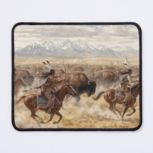 Item preview, Arapahos, bison hunting on the great plains designed and sold by jefboutique6150.