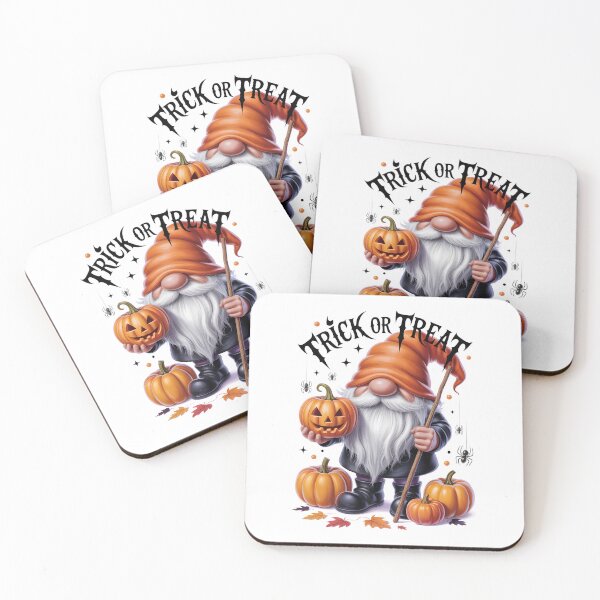 Item preview, Trick Or Treat Halloween Gnome – Cute Fall Pumpkin Jack O Lantern Art designed and sold by jkrphoto.