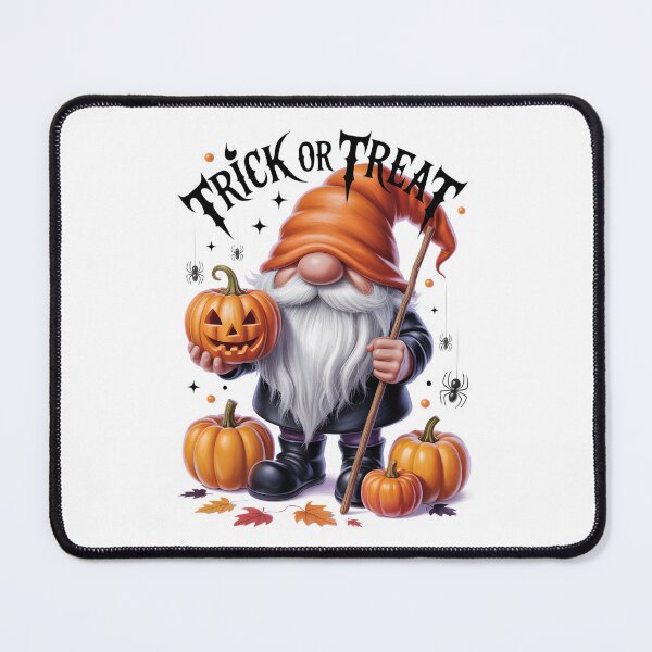 Item preview, Trick Or Treat Halloween Gnome – Cute Fall Pumpkin Jack O Lantern Art designed and sold by jkrphoto.