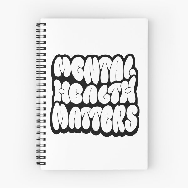 Item preview, MENTAL HEALTH - Bold font outline (BLACK) designed and sold by Discothreadz.