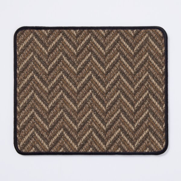 Item preview, Brown Printed Herringbone Tweed Pattern designed and sold by Apex Designs.