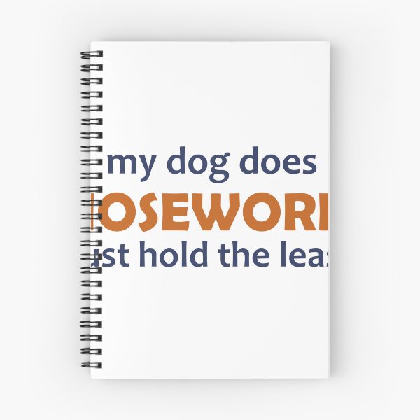 Item preview, Dog Nosework, I Just Hold the Leash, Funny Scent Work Quote designed and sold by GildedFolio.