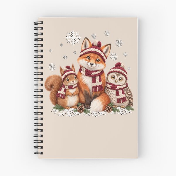 Item preview, Cozy Woodland Winter Animals Holiday Fox designed and sold by Cute & Sassy Custom Gifting Boutiques.