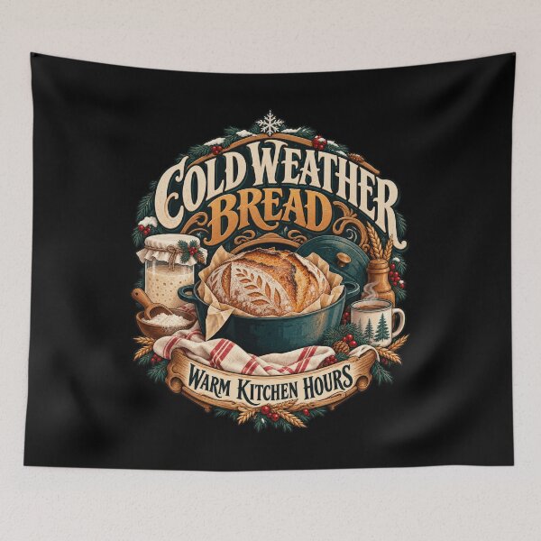 Item preview, Cold Weather Bread Warm Kitchen Cozy Sourdough Baker designed and sold by adiencarteras.