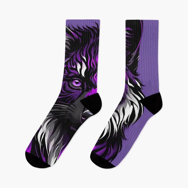 Item preview, Mystic Violet-Eyed Wolf Graphic Portrait Art designed and sold by CASASIS_MERCH.